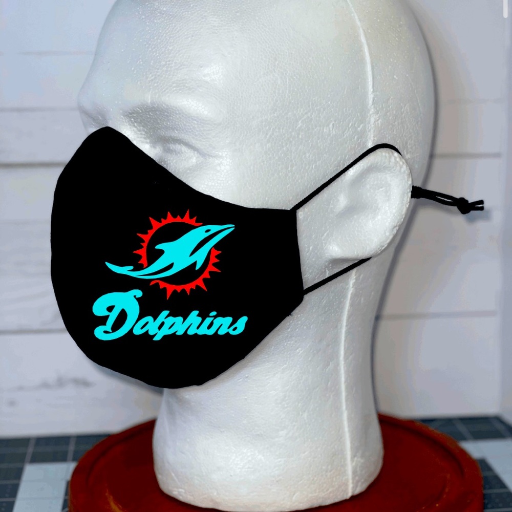 Miami dolphins face mask